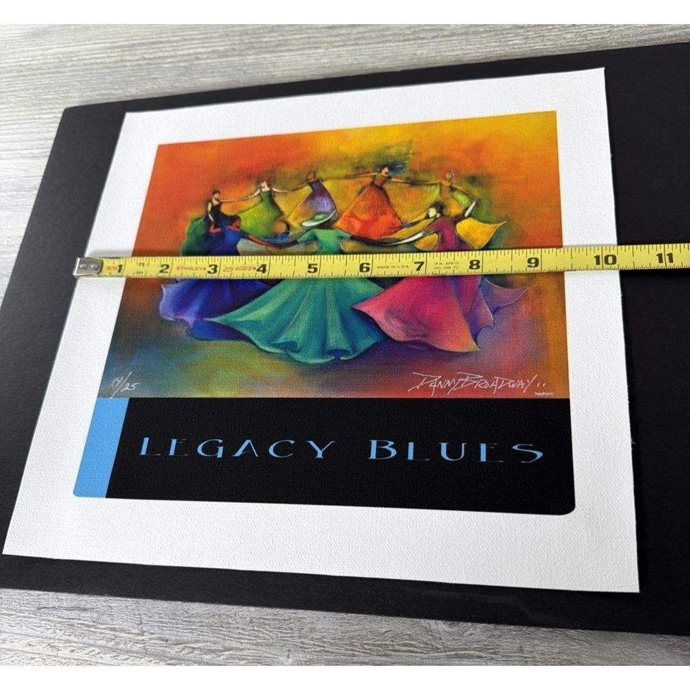 Danny Broadway Original Print "The Circle Unbroken" Legacy Blues 14/25 Signed - Picture 10 of 12